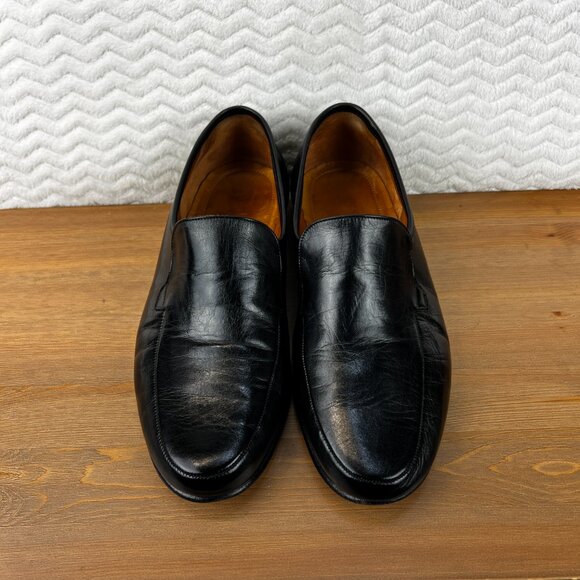 Allen Edmonds Mens Leather Loafers Lugano Wide Dress Made Italy 10.5 EE 49910 - Picture 5 of 15